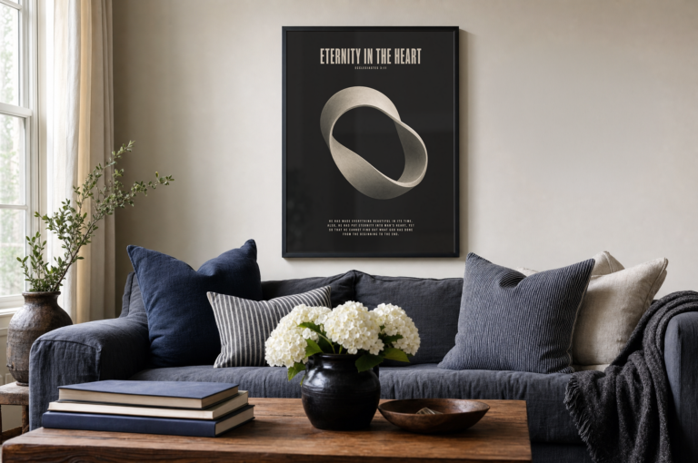 Eternity in the Heart Poster, Ecclesiastes 3:11 — alternate view