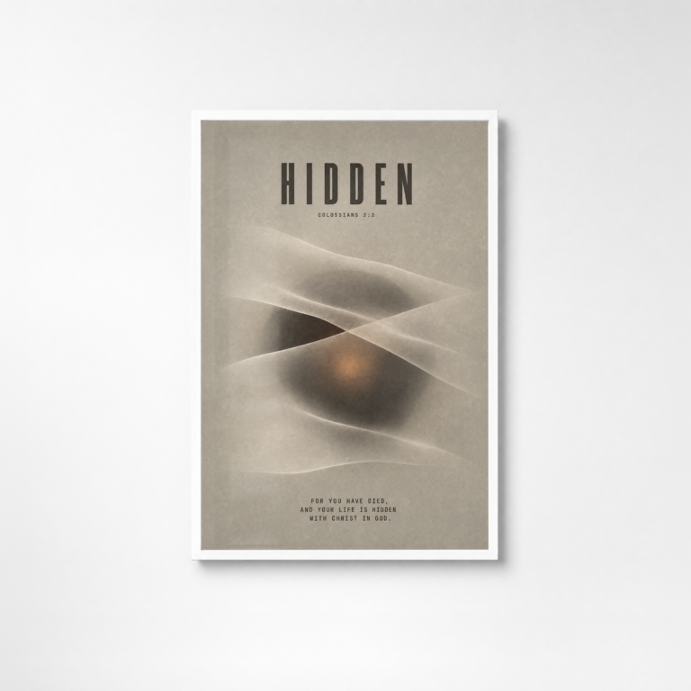 Hidden Poster, Colossians 3:3