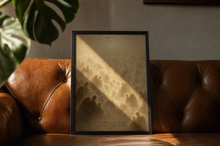 Innumerable Company Poster, Hebrews 12:22 — alternate view