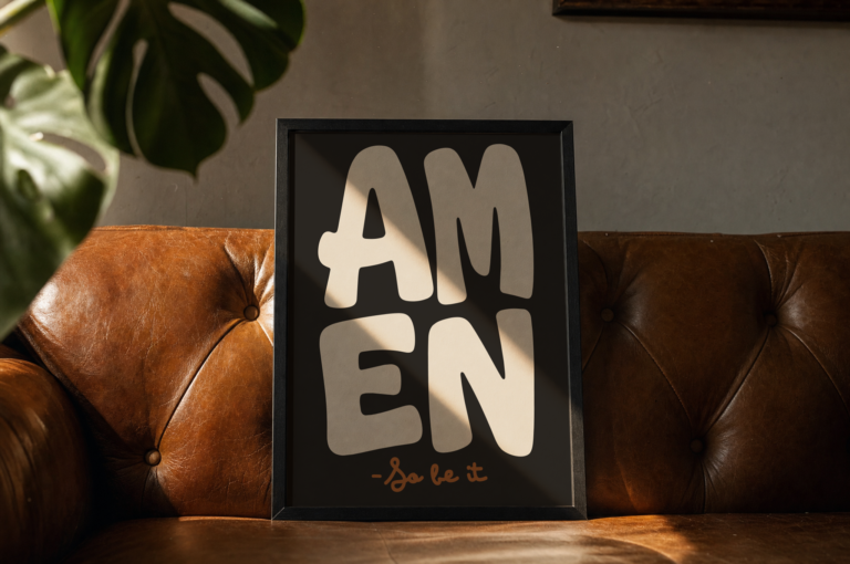 Amen, So Be It Poster — alternate view