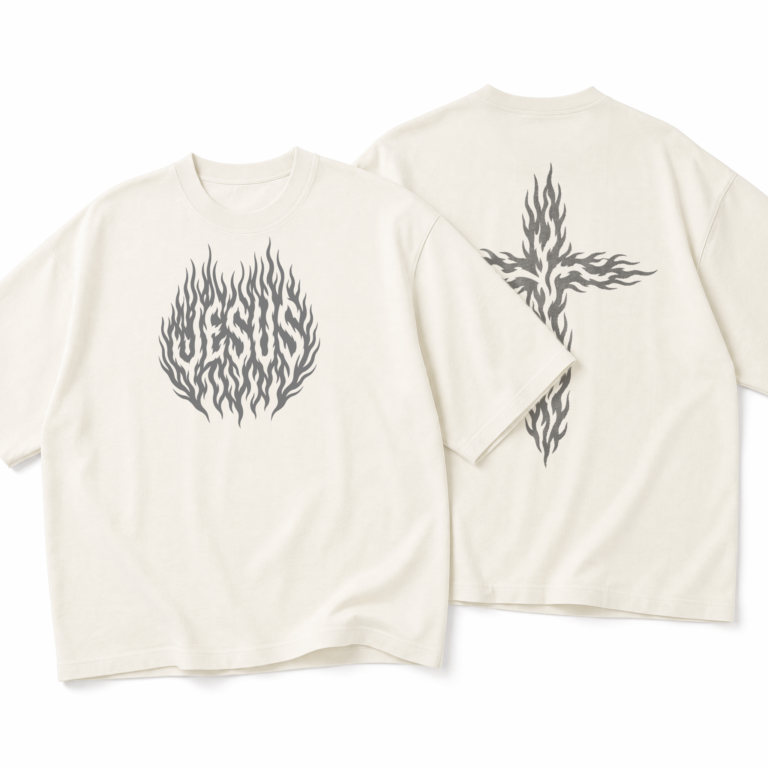 Jesus Flame Cross T-Shirt